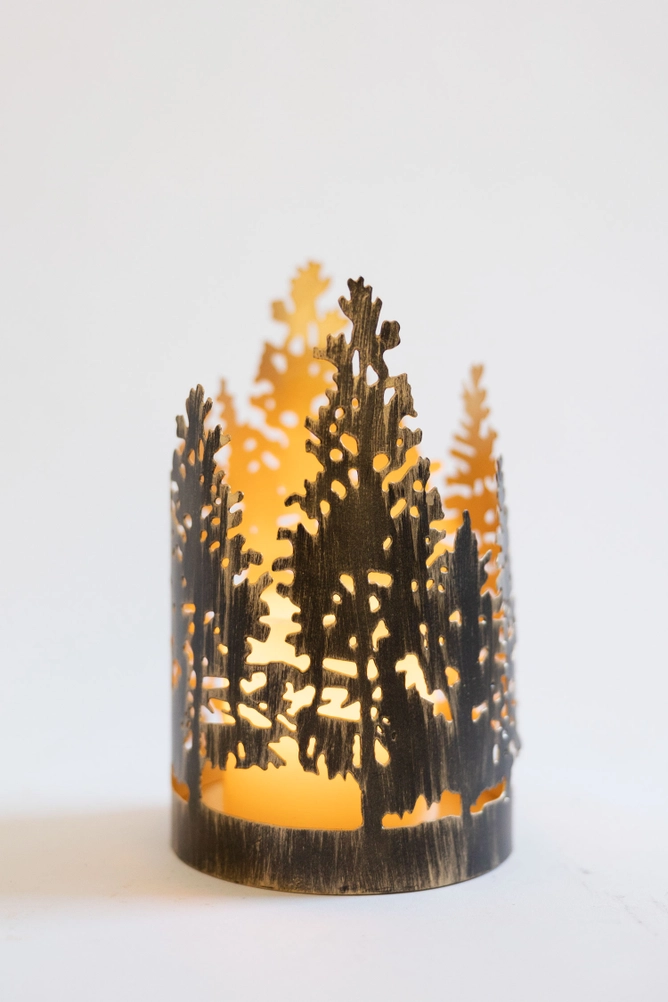Forest Shimmer Candleholder Large