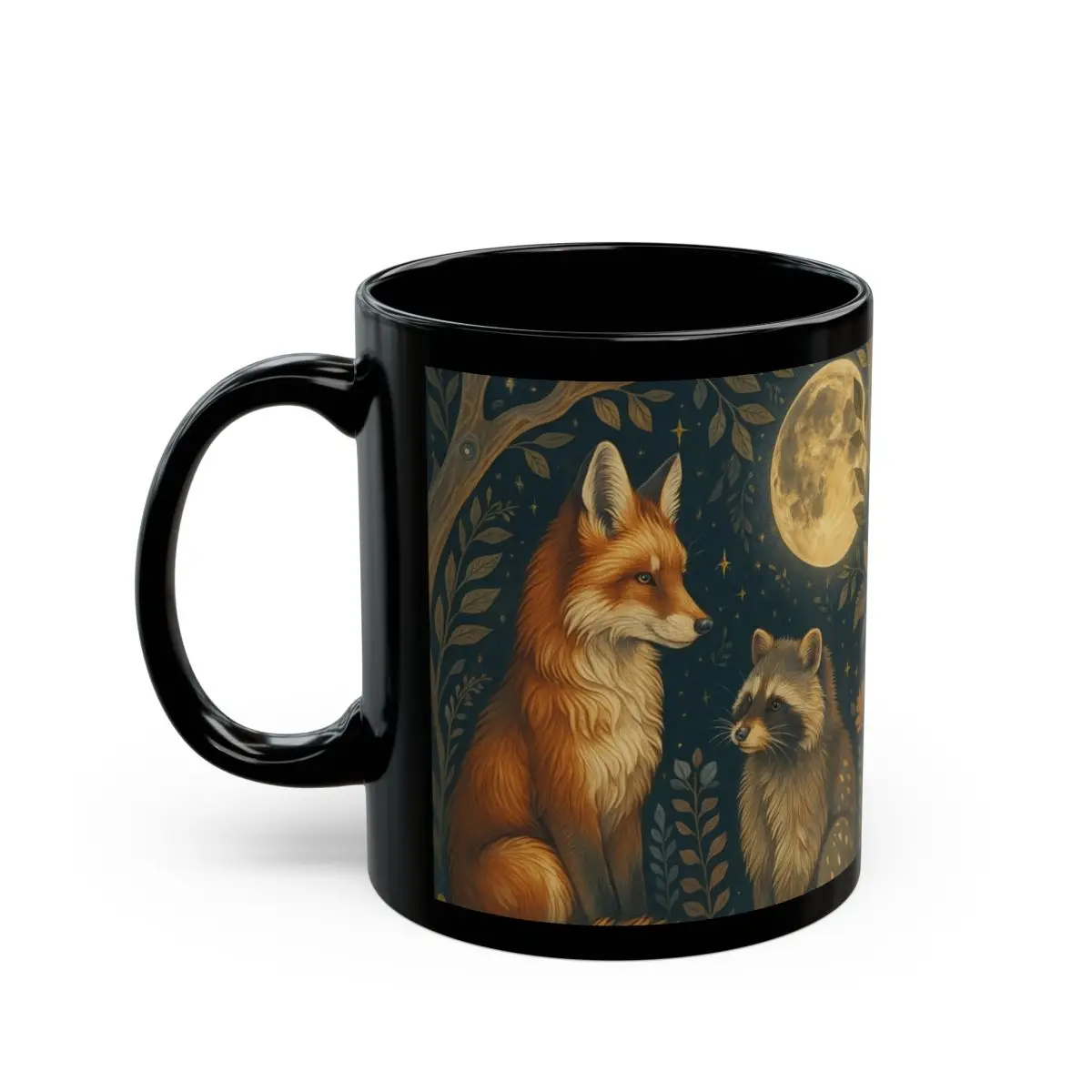 Woodland Fox & Raccoon Mug