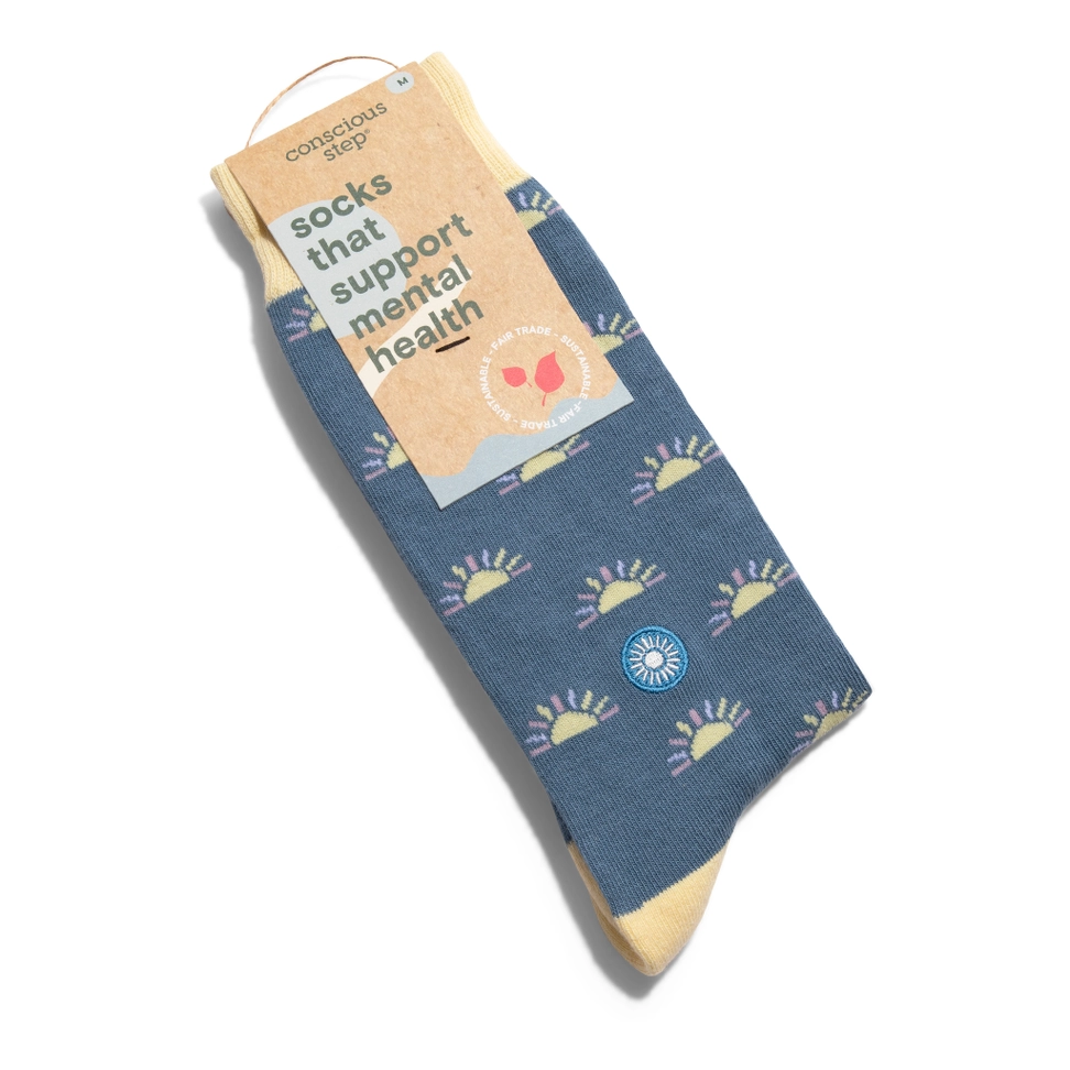Socks Support Mental Health Rising Suns