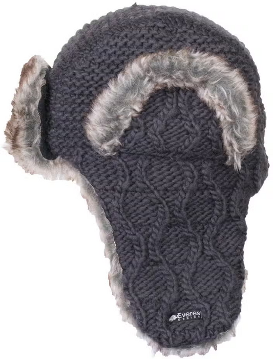 Anatoli Fur Hat Steel