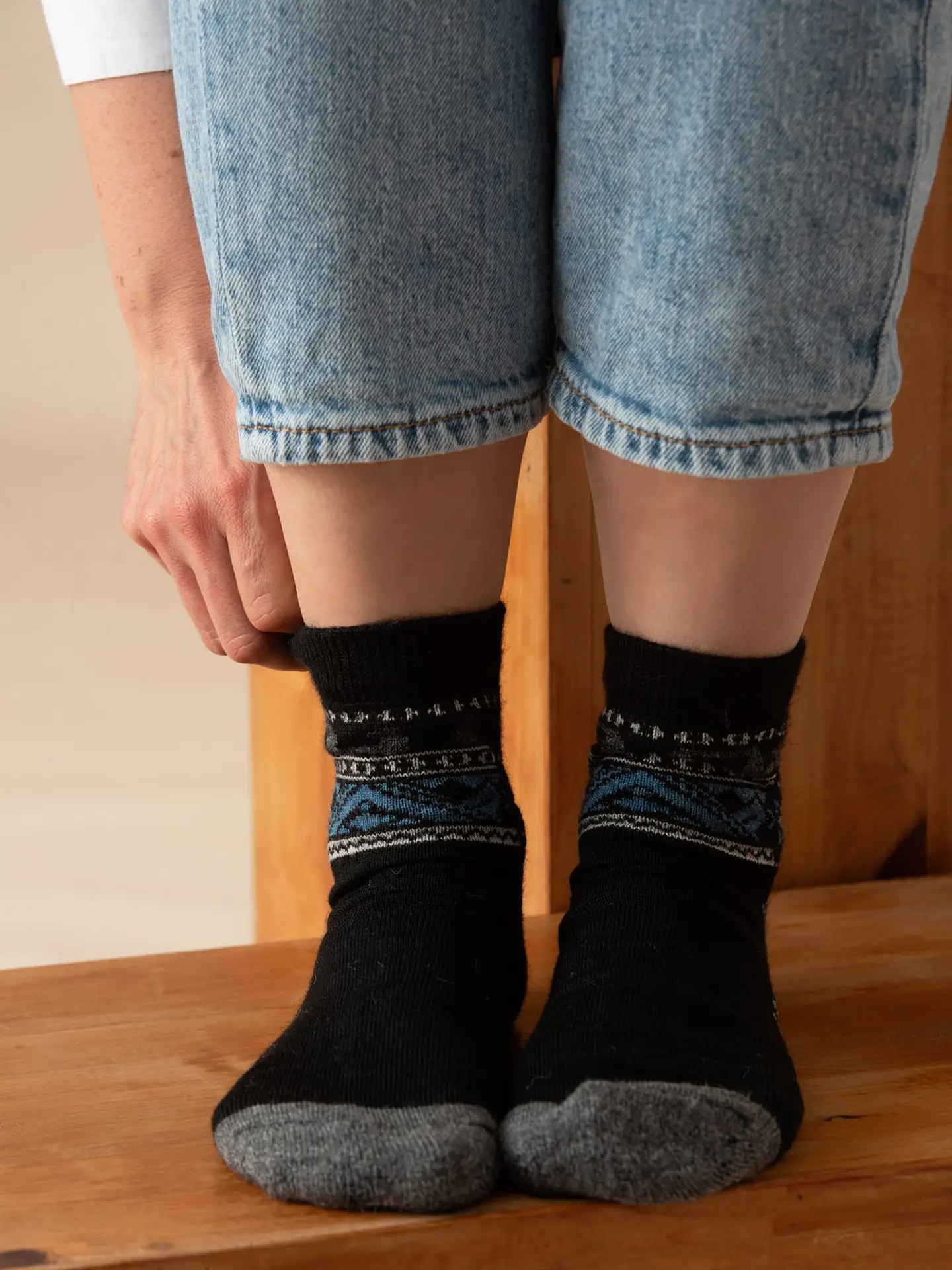 Full Cushion Alpaca Ankle Socks