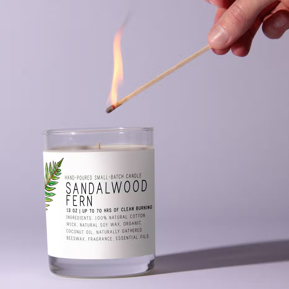 Candle - Sandalwood Fern