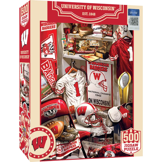 Wisconsin Badgers Locker Room Puzzle