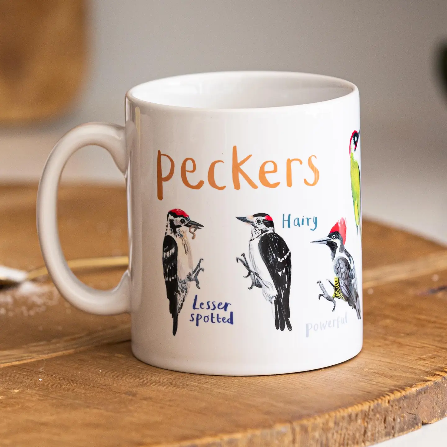 Peckers Bird Pun Ceramic Mug