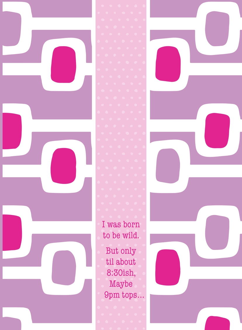 Snarky Dish Towel: Born To Be Wild