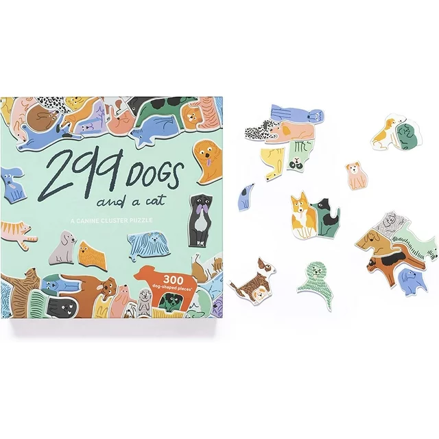 Puzzle 299 Dogs & A Cat