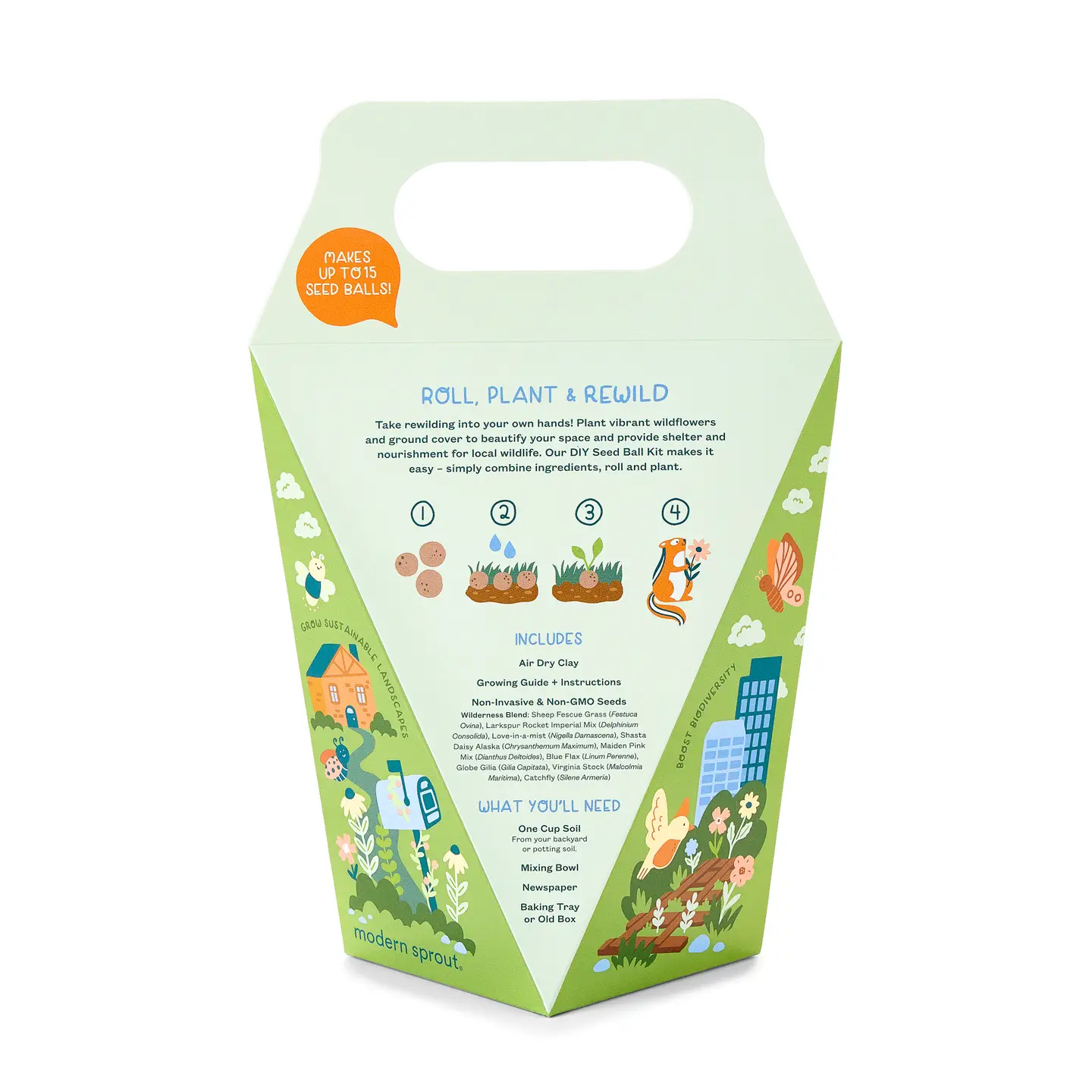 Seed Ball Kit - Wild Habitat Garden