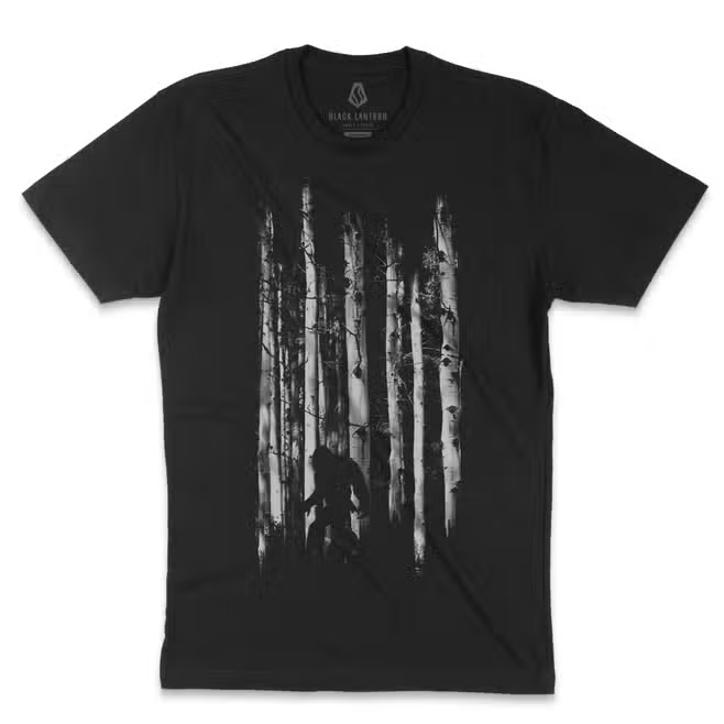 Bigfoot in Forest T-Shirt