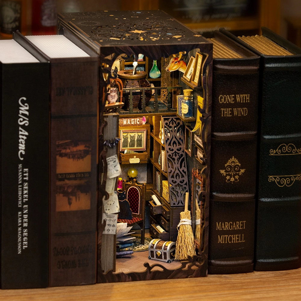 DIY Miniature Book Nook Kit: Magic Pharmacist