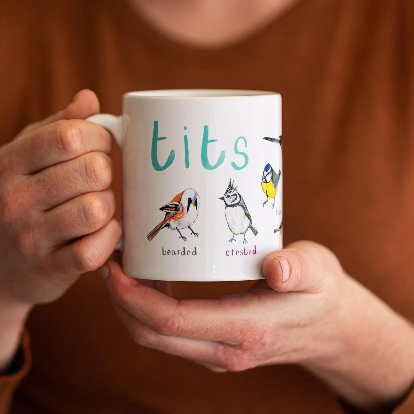Tits Bird Pun Ceramic Mug