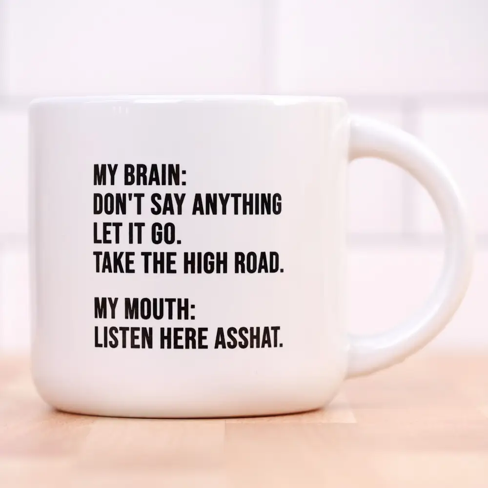 Listen Here Asshat Mug