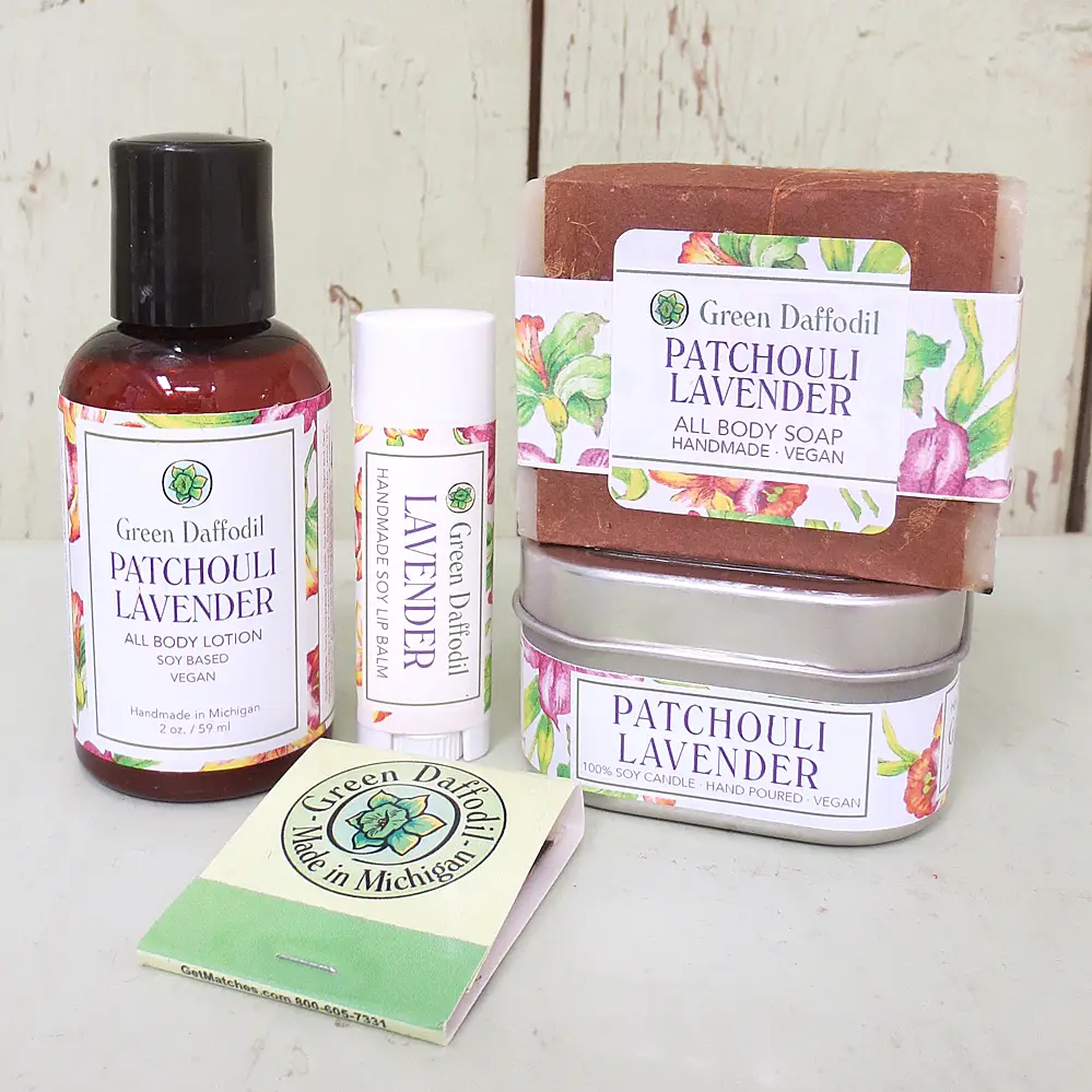 Patchouli Lavender Boxed Gift Set