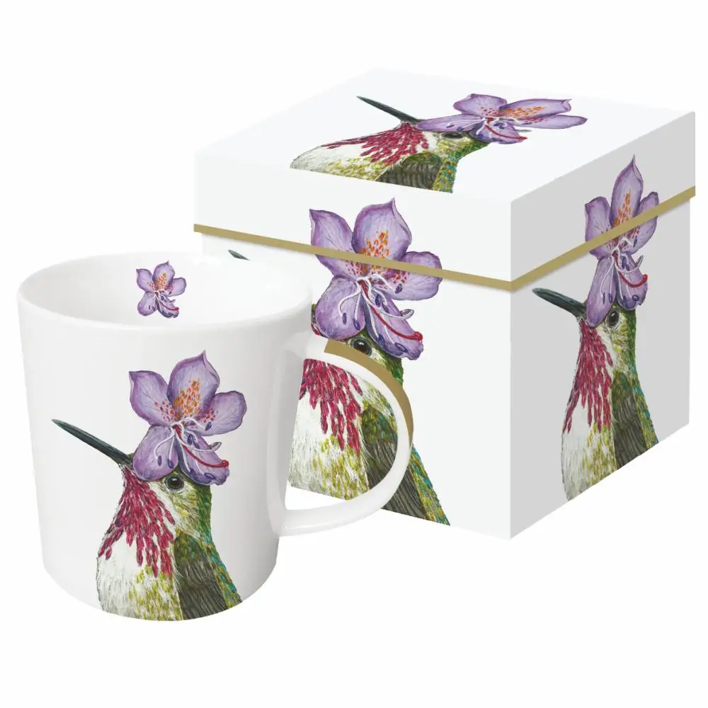 Mug in Box Pat the Hummingbird
