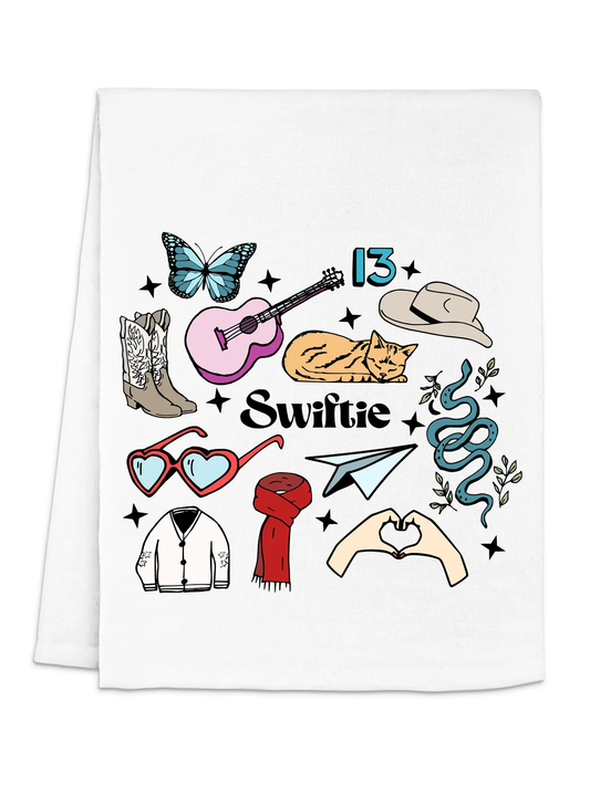 Dish Towel Swiftie Collage