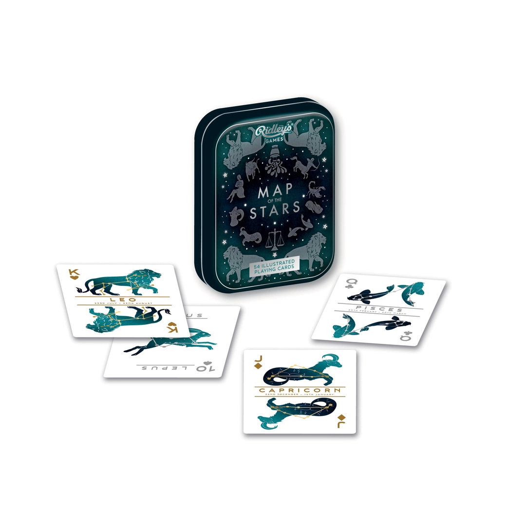 Map Of the Stars Playing Cards Tin