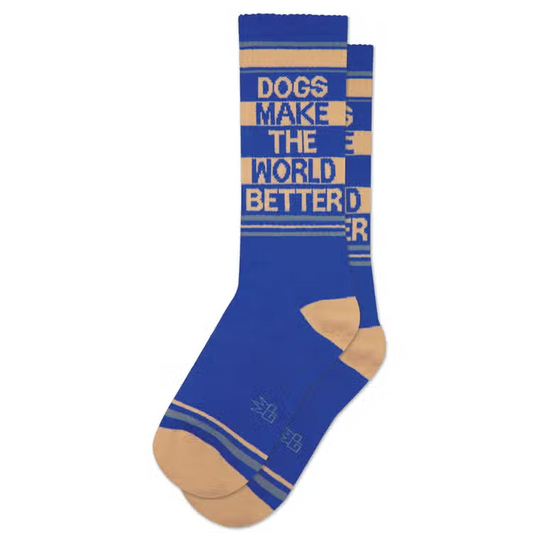 Dogs Make World Better Socks