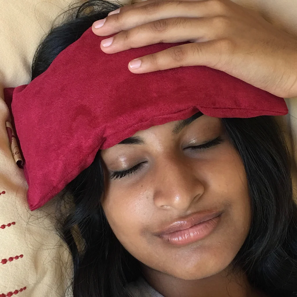 Hot Cherry Eye Pillow Red