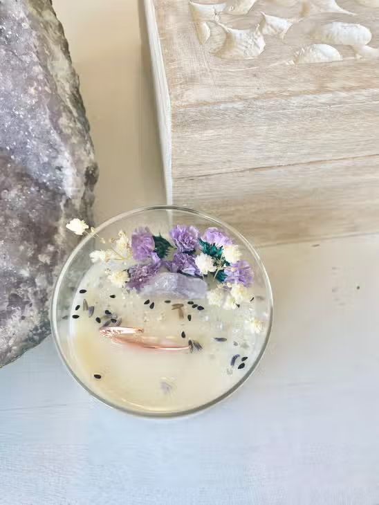 Love You Mom Moon Candle