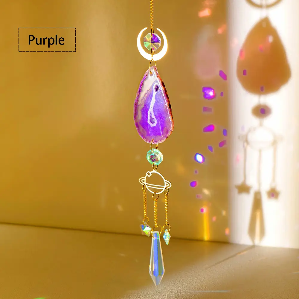 Creative Agate Hanging Sun Catcher
