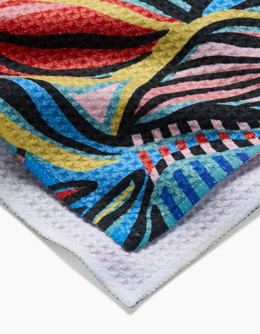 Geometry Tea Towel: Leafy Path