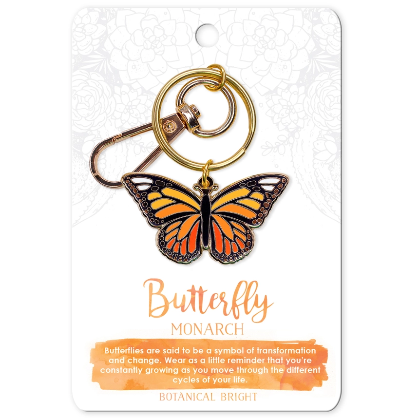 Monarch Butterfly Keychain