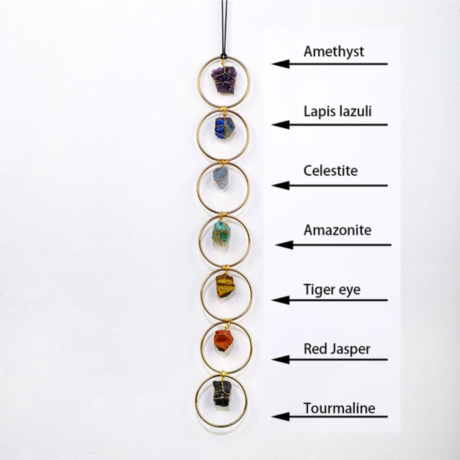 Chakra Gemstone Wall Hanging