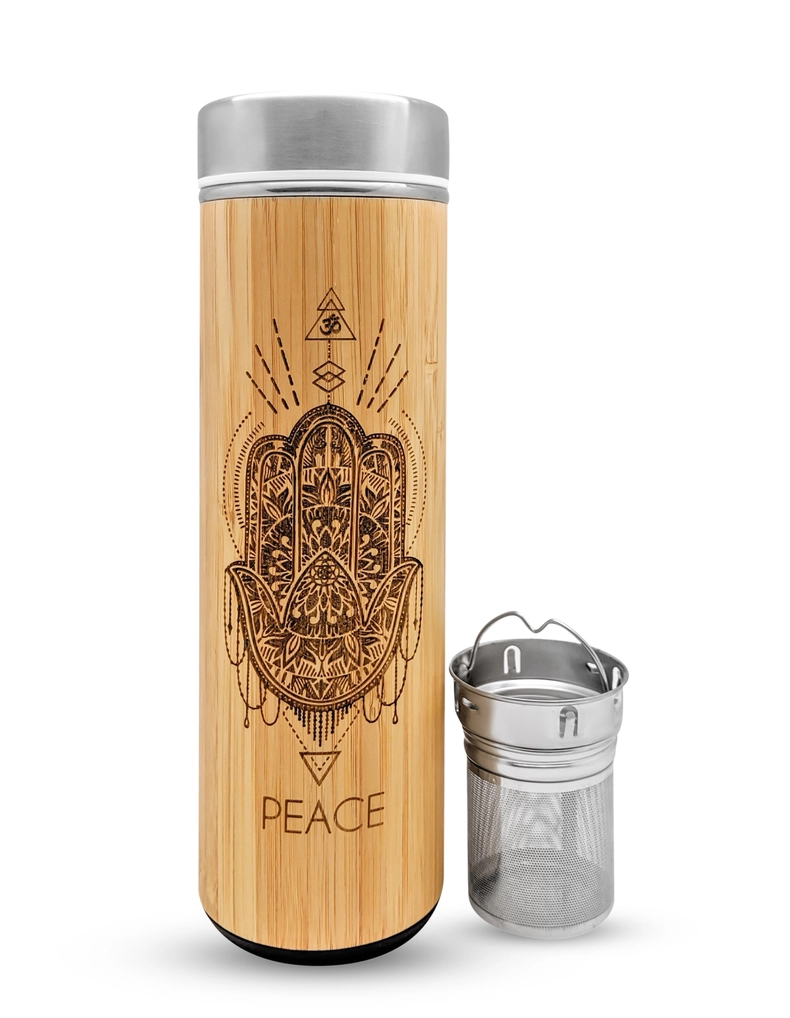 Bamboo Tea Tumbler Peace