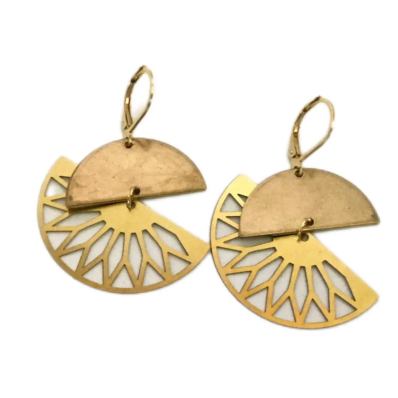 Brass Dancing Earrings