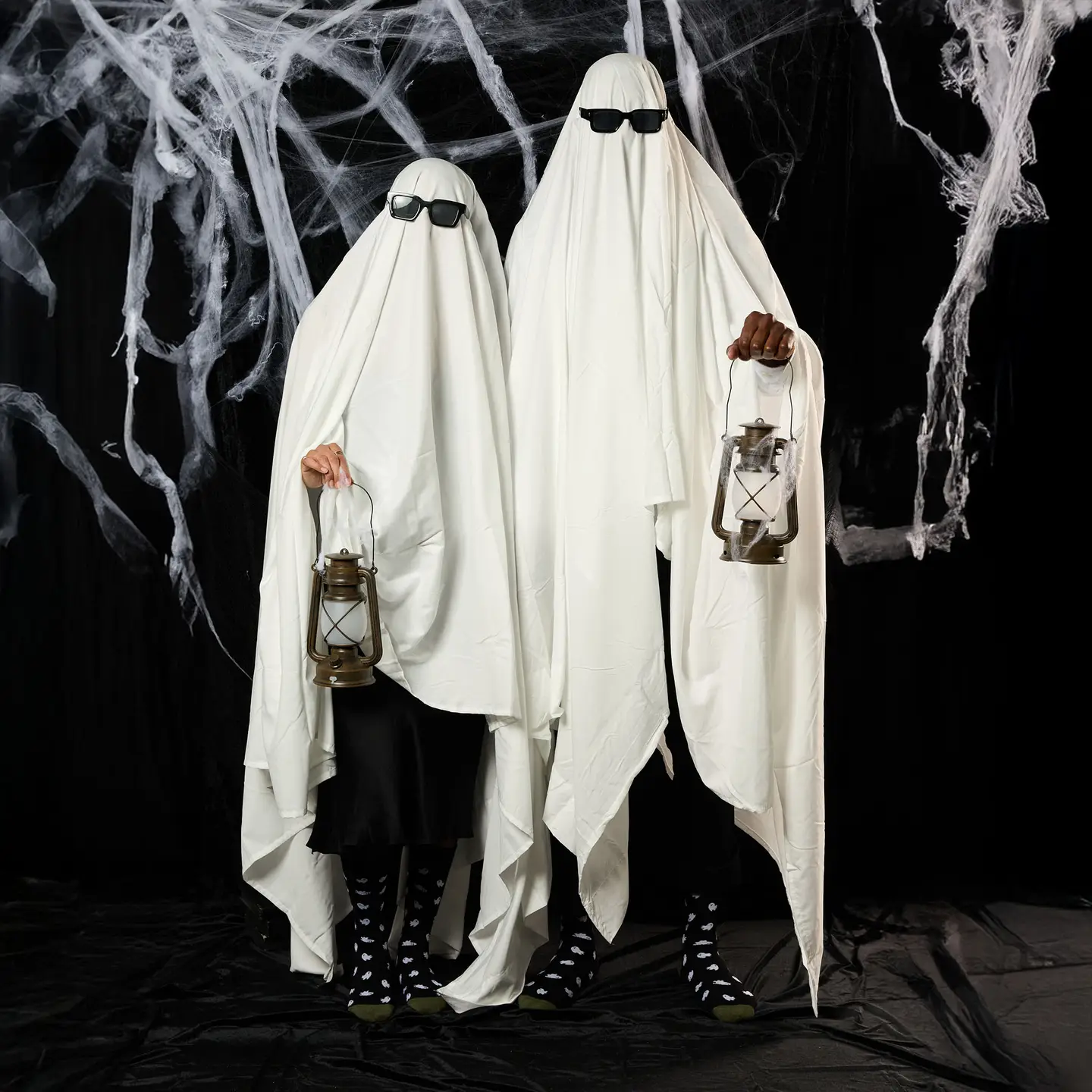 Socks That Support Mental Health Black Ghosts