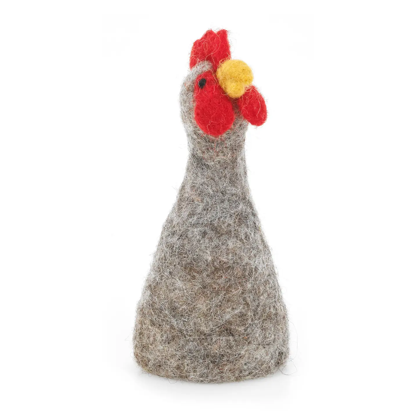Chicken Felted Egg Cosie- Grey