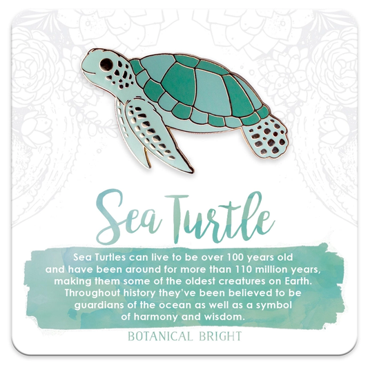 Sea Turtle Enamel Pin