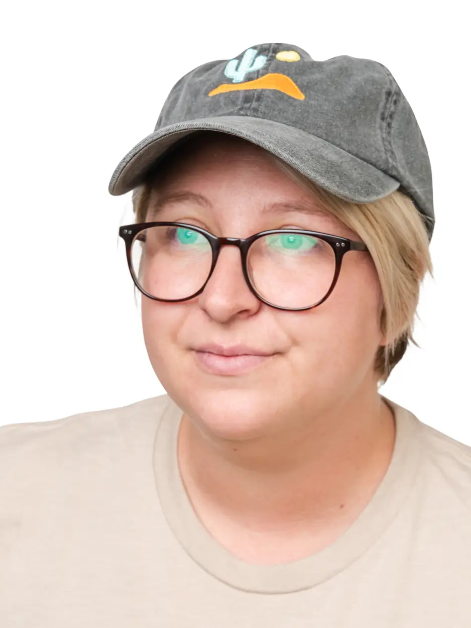 Lone Cactus Baseball Hat-Faded Black