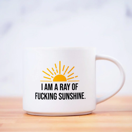 Ray of F*cking Sunshine Mug - White
