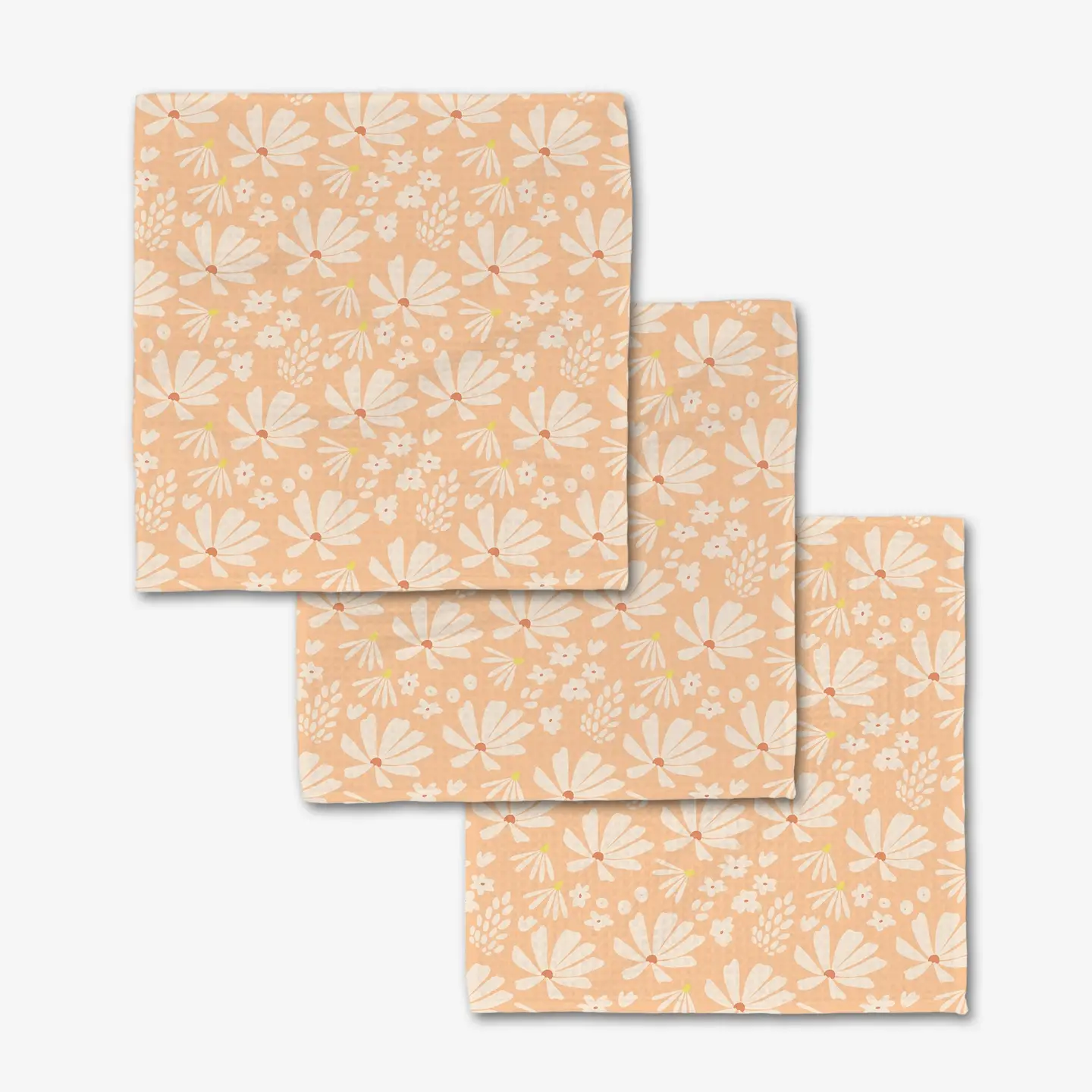 Geometry Luxe Washcloth Set: Flower Bloom