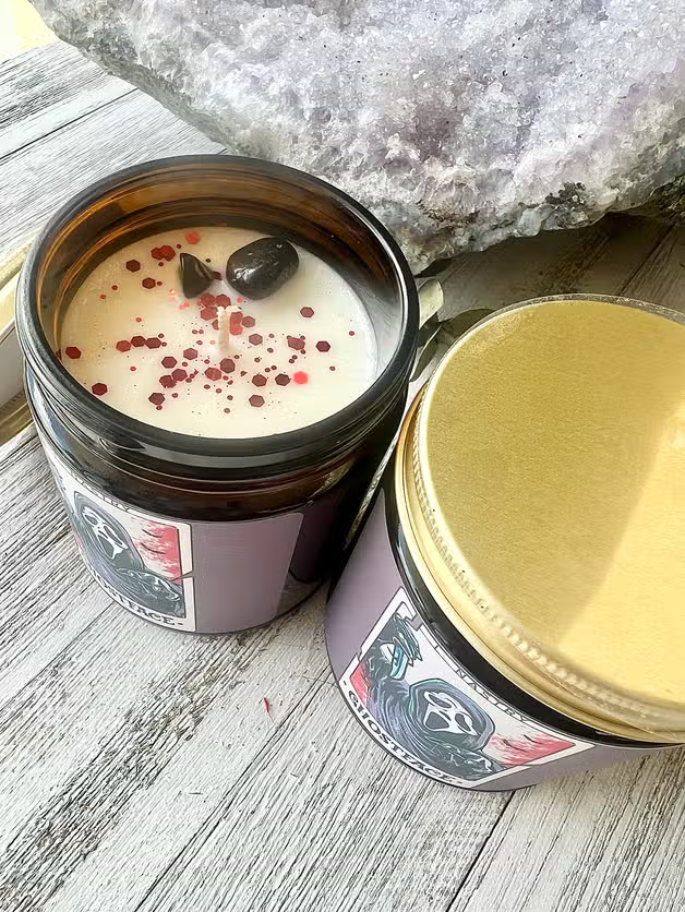 Ghostface Scream Candle