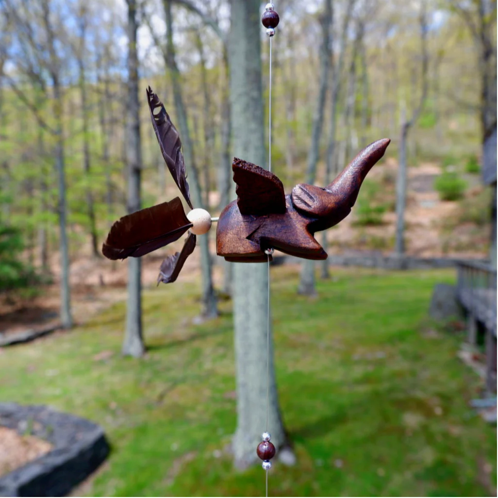 Spinning Wooden Animal Whirly
