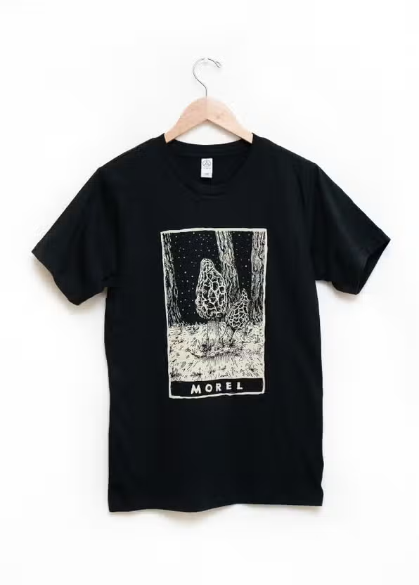 Morel Mushroom Tarot T-Shirt