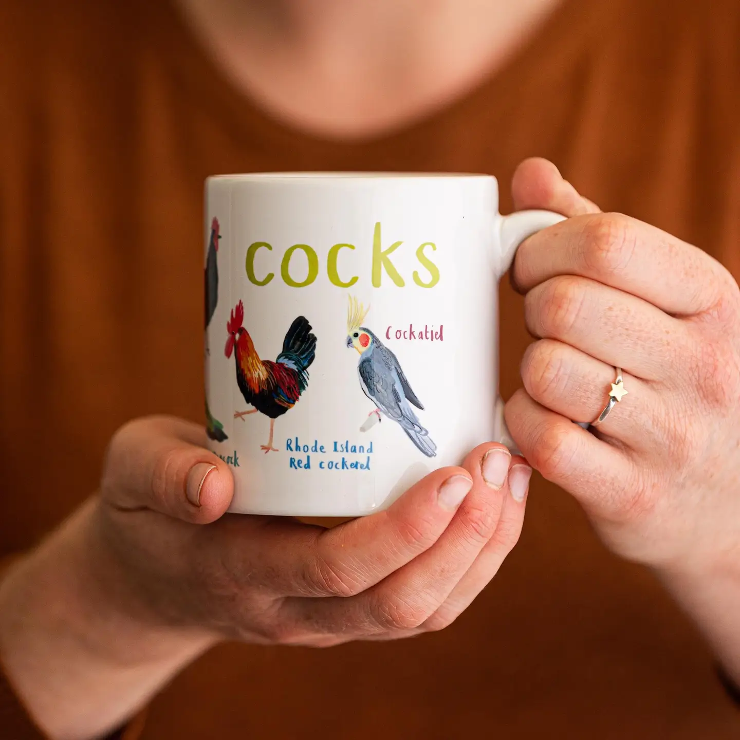 Cocks Bird Pun Ceramic Mug