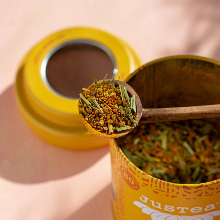 Turmeric Ginger Tea in Tin-w/ Spoon