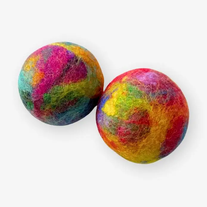 Rangy Changy Handfelted Dryer Ball