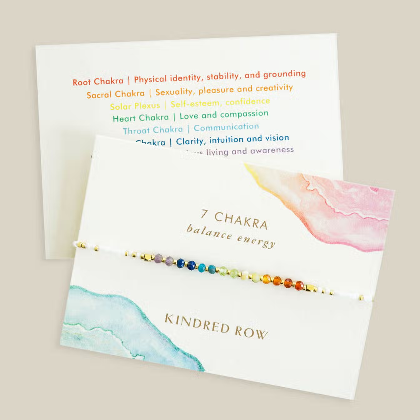 Chakra Rainbow Stacking Bracelet