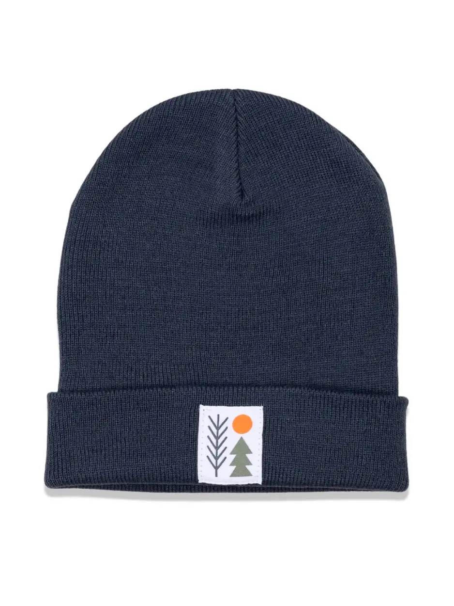 Evergreen Cuffed Beanie Slate-Slate