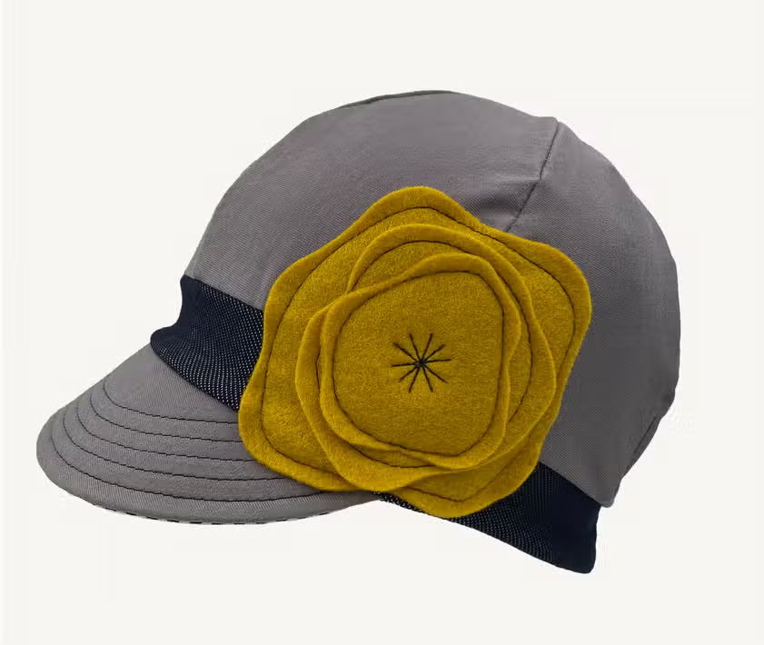 Weekender Jersey Hat-Mustard Flow : Grey Quartz