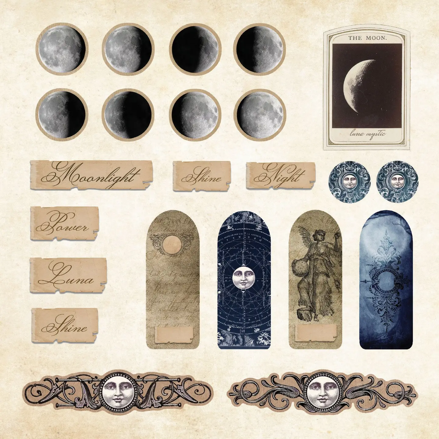 Mystical Ephemera! Vintage Sticker Book