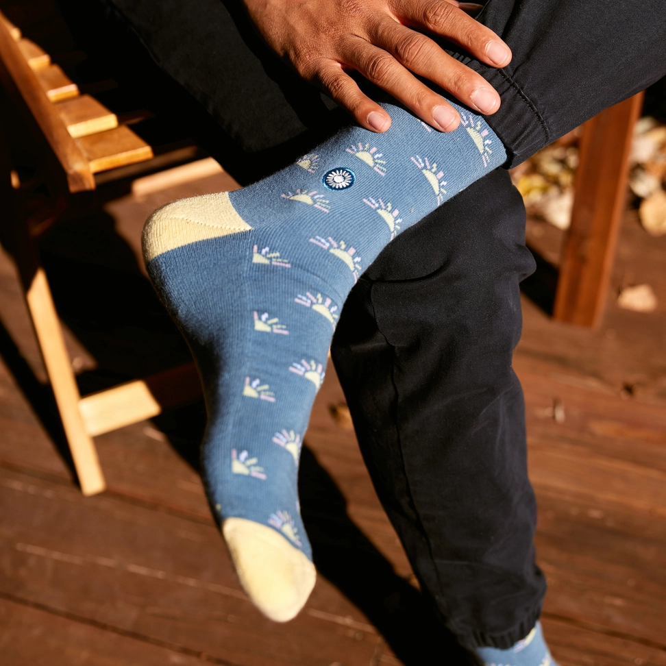 Socks Support Mental Health Rising Suns