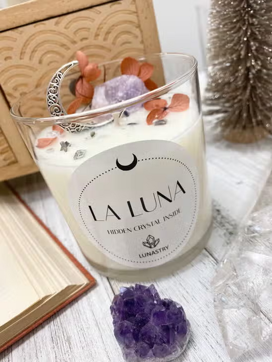 La Luna Gem Candle