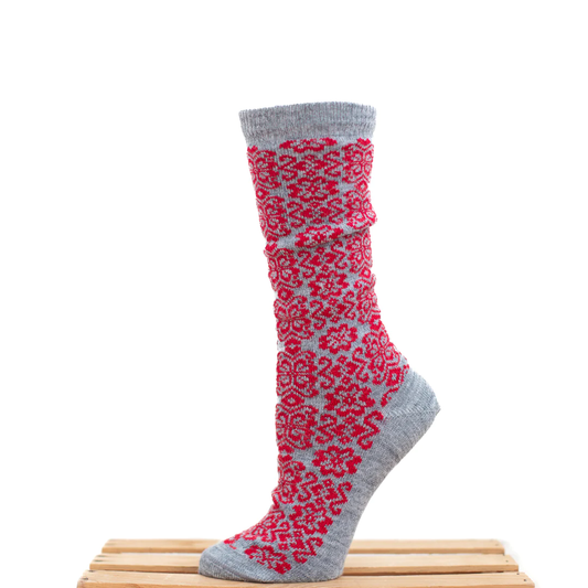 Corazon Heart Alpaca Socks