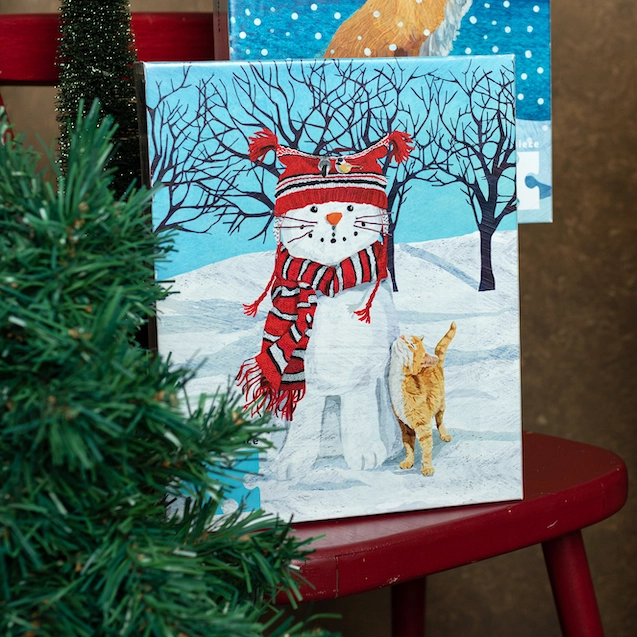 Cat Snowman Puzzle 1000pc