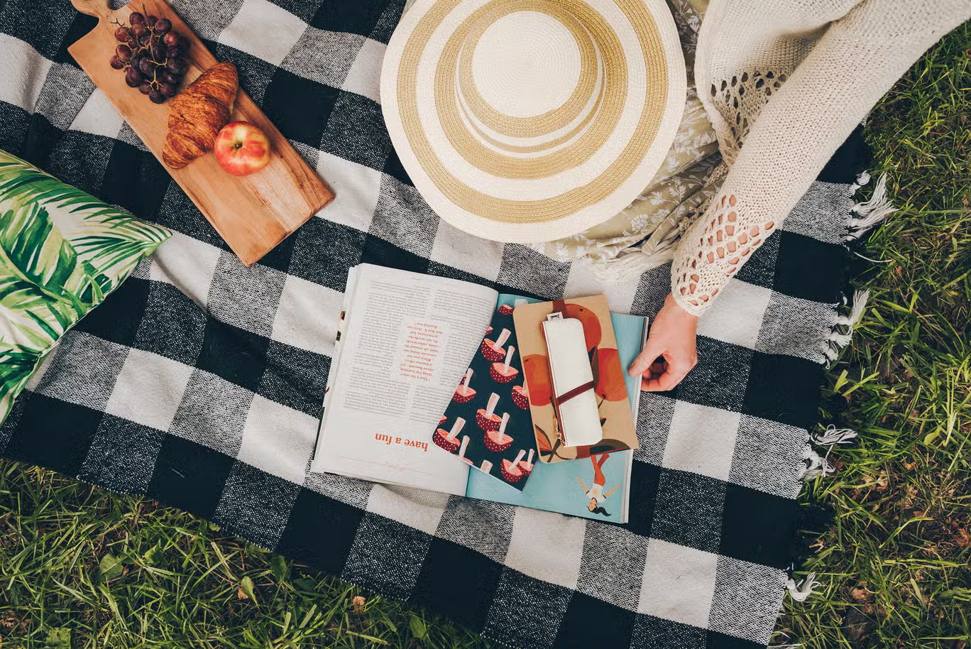 Navy Mushrooms Notebook