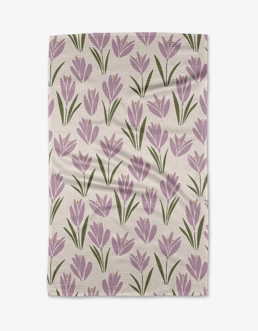 Geometry Tea Towel: Tulip Bulbs